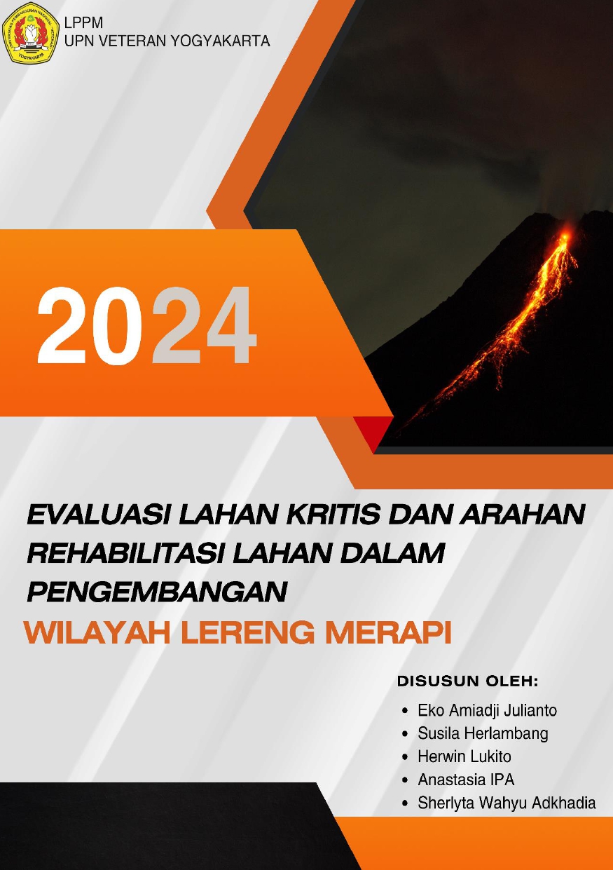 Cover Buku Evaluasi Lahan Kritis Dan Arahan Rehabilitasi Lahan Dalam Pengembangan Wilayah Lereng Merapi